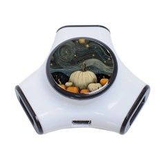 Pumpkin Halloween 3-port Usb Hub by Ndabl3x
