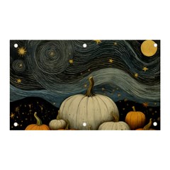 Pumpkin Halloween Banner And Sign 5  X 3  by Ndabl3x