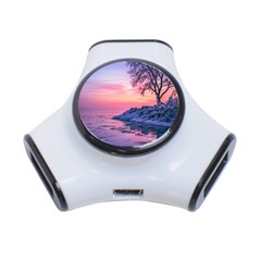 Tree Nature Plant Outdoors Ice Toronto Scenery Snow 3-port Usb Hub by uniart180623