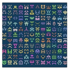 Procedural Generation Digital Art Pattern Square Satin Scarf (36  X 36 ) by Grandong