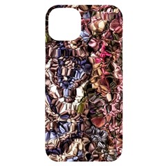 Melting Stitches Iphone 14 Plus Black Uv Print Case by kaleidomarblingart
