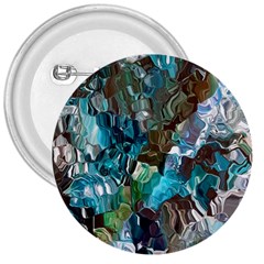 October Blend  3  Buttons by kaleidomarblingart
