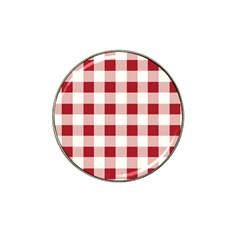 Gingham - 4096x4096px - 300dpi14 Hat Clip Ball Marker (4 Pack) by EvgeniaEsenina