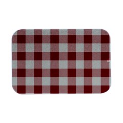 Gingham - 4096x4096px - 300dpi14 Open Lid Metal Box (silver)   by EvgeniaEsenina