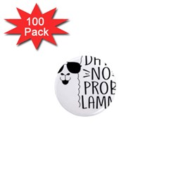 100 Days Of School T- Shirt100 Days No Prob Lamma T- Shirt Yoga Reflexion Pose T- Shirtyoga Reflexion Pose T- Shirt 1  Mini Magnets (100 Pack)  by hizuto