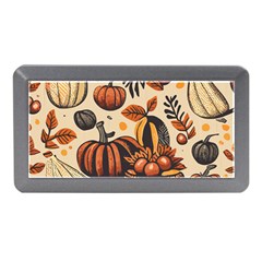 Thanksgiving Pattern Memory Card Reader (mini) by Valentinaart