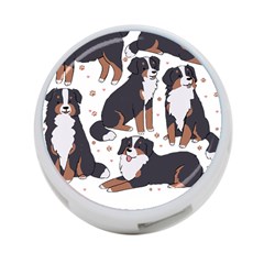 Bernese Mountain Dog T- Shirtbernese Mountain Dog Illustration T- Shirt Yoga Reflexion Pose T- Shirtyoga Reflexion Pose T- Shirt 4-port Usb Hub (one Side) by hizuto