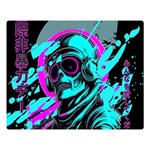 Aesthetic art  Two Sides Premium Plush Fleece Blanket (Large) Blanket Back