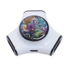 Abstract Blossoms  3-port Usb Hub by Internationalstore