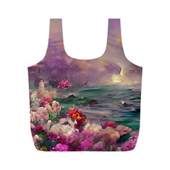 Abstract Flowers  Full Print Recycle Bag (m) by Internationalstore