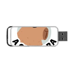 Capybara T- Shirt Be As Cool As A Capybara- A Cute Funny Capybara Wearing Sunglasses T- Shirt Yoga Reflexion Pose T- Shirtyoga Reflexion Pose T- Shirt Portable Usb Flash (two Sides) by hizuto