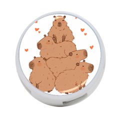 Capybara T- Shirt I Just Really Like Capybaras O K T- Shirt Yoga Reflexion Pose T- Shirtyoga Reflexion Pose T- Shirt 4-port Usb Hub (two Sides) by hizuto