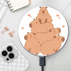 Capybara T- Shirt I Just Really Like Capybaras O K T- Shirt Yoga Reflexion Pose T- Shirtyoga Reflexion Pose T- Shirt Wireless Fast Charger(white) by hizuto
