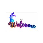 Arts Sticker Rectangular (100 pack) Front