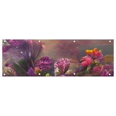 Floral Blossoms  Banner And Sign 9  X 3  by Internationalstore