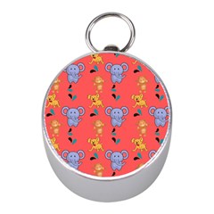 Elephant Monkey Dog Cartoon Mini Silver Compasses by Pakjumat