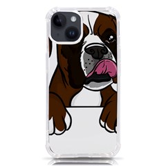 Boxer Dog T- Shirt Boxer T- Shirt Iphone 14 Tpu Uv Print Case by JamesGoode