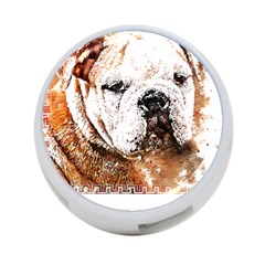 Bulldog T- Shirt English Bulldog Animal Wildlife Forest Nature Discovery Fauna T- Shirt 4-port Usb Hub (two Sides) by JamesGoode