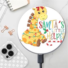 Giraffe T- Shirt Cute Giraffe T- Shirt Wireless Fast Charger(white) by ZUXUMI