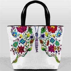 Butterfly T- Shirt Butterfly T- Shirt Bucket Bag by JamesGoode