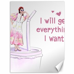 I Will Get Everything I Want Canvas 36  X 48  by SychEva