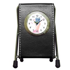 Never Stop Dreaming Pen Holder Desk Clock by SychEva
