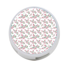 Christmas Shading Festivals Floral Pattern 4-port Usb Hub (two Sides) by Sarkoni