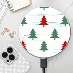 Christmas Tree Snowflake Pattern Wireless Fast Charger(white) by Sarkoni