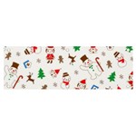Christmas Santa Claus Pattern Banner and Sign 6  x 2  Front