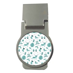 Christmas Seamless Pattern Design Money Clips (round)  by Sarkoni