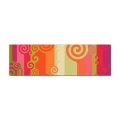Ring Kringel Background Abstract Red Sticker Bumper (100 Pack) by Mariart