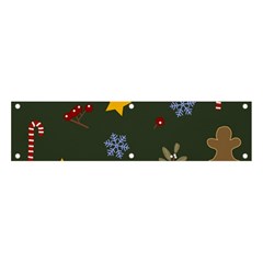 Christmas Party Pattern Design Banner And Sign 4  X 1  by uniart180623