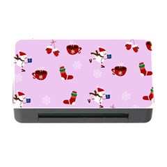 Christmas Xmas Background Design Pattern Memory Card Reader With Cf by uniart180623