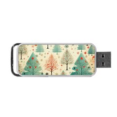 Christmas Tree Portable Usb Flash (one Side) by uniart180623