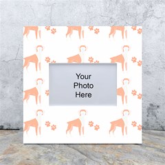 Boxer Dog Pattern T- Shirt Boxer Dog Cute Pattern T- Shirt White Box Photo Frame 4  X 6  by EnriqueJohnson
