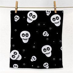 Skull Pattern Face Towel by Ket1n9