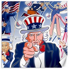 United States Of America Images Independence Day Canvas 12  X 12  by Ket1n9
