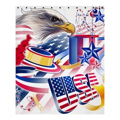 Independence Day United States Of America Shower Curtain 60  X 72  (medium)  by Ket1n9