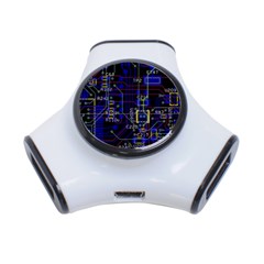 Technology Circuit Board Layout 3-port Usb Hub by Ket1n9