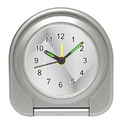 Background-pattern-stripe Travel Alarm Clock by Ket1n9