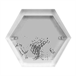 Fruit-healthy-vitamin-vegan Hexagon Wood Jewelry Box Front