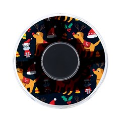 Funny Christmas Pattern Background On-the-go Memory Card Reader by Ket1n9