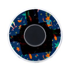 Colorful Funny Christmas Pattern On-the-go Memory Card Reader by Ket1n9