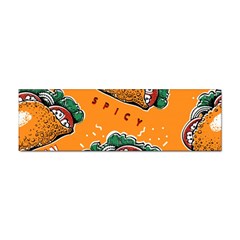 Seamless-pattern-with-taco Sticker Bumper (10 Pack) by Ket1n9
