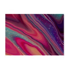 Stars Shimmering Galaxy Ocean Crystal Sticker (a4) by Ravend