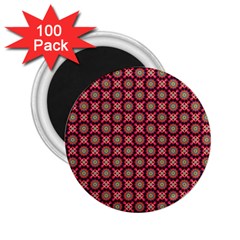 Kaleidoscope Seamless Pattern 2 25  Magnets (100 Pack)  by Ravend