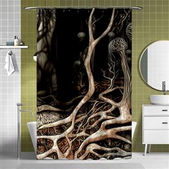 Tree Nature Landscape Forest Shower Curtain 48  X 72  (small)  by Vaneshop