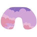 Sky Nature Sunset Clouds Space Fantasy Sunrise Travel Neck Pillow Front