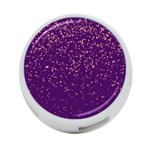 Purple Glittery Backdrop Scrapbooking Sparkle 4-Port USB Hub (Two Sides) Front