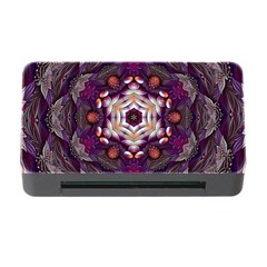 Rosette Kaleidoscope Mosaic Abstract Background Art Memory Card Reader With Cf by Vaneshop